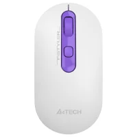 Мышь A4Tech Fstyler FG20S Tulip (белый/фиолетовый) фото 1
